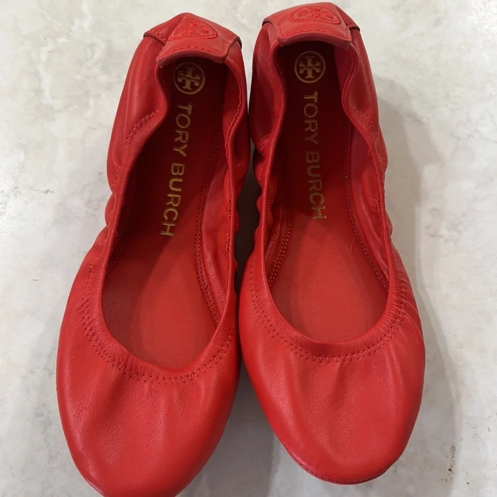 Tory Burch Eddie flat ballet Packable flats sz 7.5 nwot - Picture 6 of 15